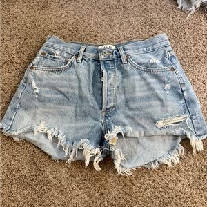 Agolde Parker Denim Shorts